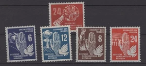 (WH23547) GDR/DDR - 1950, MI 275+276/79, MNH, CV €38, SEE SCANS - Picture 1 of 2