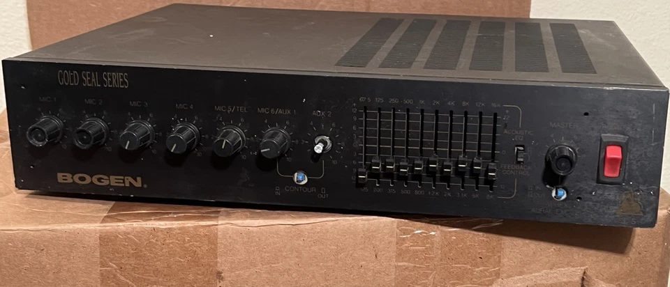 Bogen GS-35 Gold Seal series PA amplifier/mic mixer w/Aural Exciter - Image 1 of 4