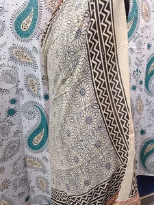Indian Pareo Hand Block Print Cotton Sarong Dress Women Beach Wear Bikini Scarf - Picture 1 of 6