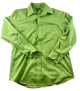 Croft And Barrow limettengrün 15 1/2 32/33 Langarm Hemd mit Knopfleiste klassische Passform - Bild 1 von 5