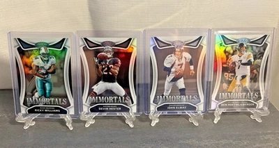 2025 Certificado Panini - Lote de Inmortales (4) Hester Elway Williams Roethlisberger Foto 1 de 2