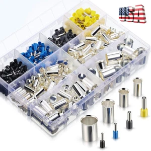 440Pcs Wire Ferrules Kits Ferrules Wire Ends Terminals Crimp Terminal Connector - Picture 1 of 10