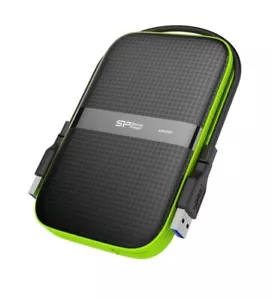Silicon Power 1TB Armor A60 Shockproof Portable Hard Drive - SP010TBPHDA60S3K - Picture 1 of 2