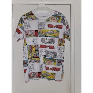 NWT Tom and Jerry AOP Shortsleeve Shirt Large - Picture 1 of 3