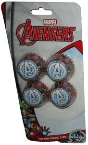 MARVEL AVENGERS ~ 100 COUNT ~ MINI BAKING CUPS - Picture 1 of 1