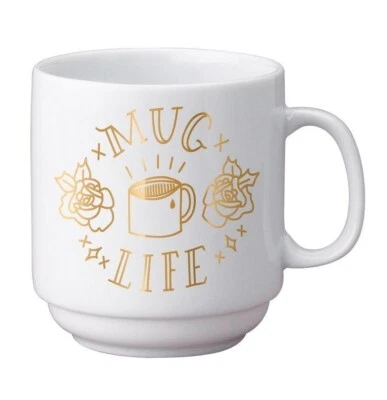Taza Easy Tiger Life Apilable Oro Blanco 253033 Foto 1 de 2