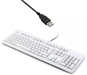Deutsche HP USB Tastatur KU-1156, P/N: 690499-042 ( grau ) - Bild 1 von 1