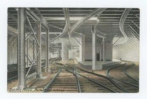 BOSTON, MASSACHUSETTS ~ PARK STREET SUBWAY ~ Undivided Back Postcard c1901-1907 - Picture 1 of 2