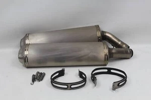 Ducati 848 EVO 11-13 1098 1198 OEM Exhaust Cans Can Muffler Pipe NICE! - Picture 1 of 12