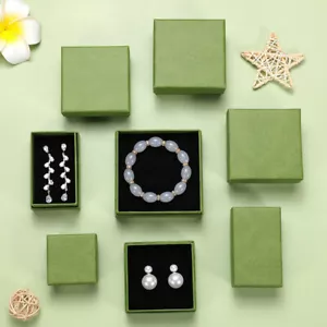 Joyería Cajas de Regalo Caja de Cartón para Collares Pulseras Anillos Pendientes - Imagen 1 de 9