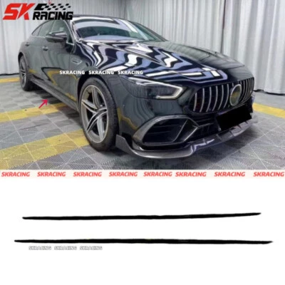 Kit de carrocería faldones laterales negros brillantes para Mercedes Benz AMG GT43 GT50 GT53 2019-2023 Foto 1 de 4