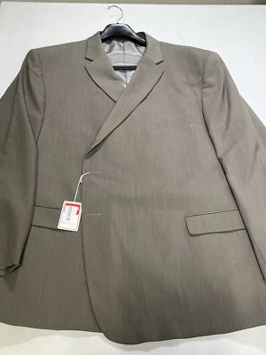 Mens Jean Paul Germain Brown Wool Blend Sport Coat Size 60PL NEW - Image 1 of 4