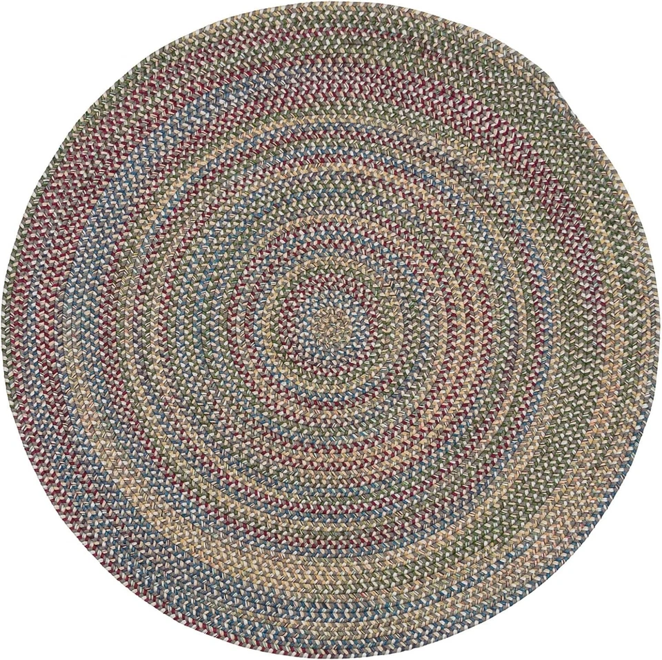 Alfombra trenzada artesanal redonda Colonial Mills Naples Foto 1 de 4