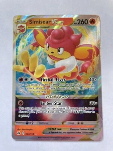 Simisear VSTAR 023/159 NM Ultra seltene SWSH Crown Zenith 2023 Pokémon AGB - Bild 1 von 6