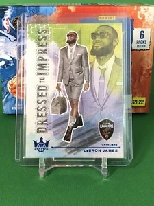 2021-22 Court Kings LEBRON JAMES Dressed To Impress SP Insert AMETHYST /99 - Picture 1 of 2