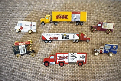 Olympic Coca Cola Delivery Truck Trading Pins Lot of 7 from 1996 Atlanta Olympic - Image 1 of 4