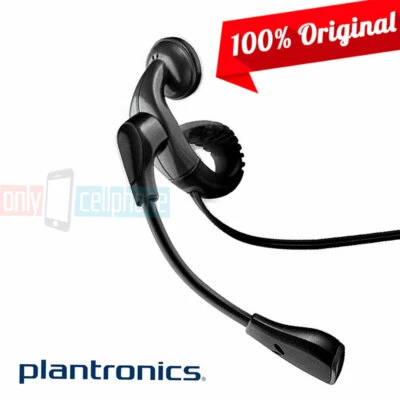 Plantronics MX150 Black Noise-Canceling 2.5mm Headset Boom Cordless Flip-Phones - Image 1 of 4