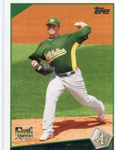 Topps Brett Anderson RC 2009 solo de fábrica #Hob4 Oakland Athletics - Imagen 1 de 1