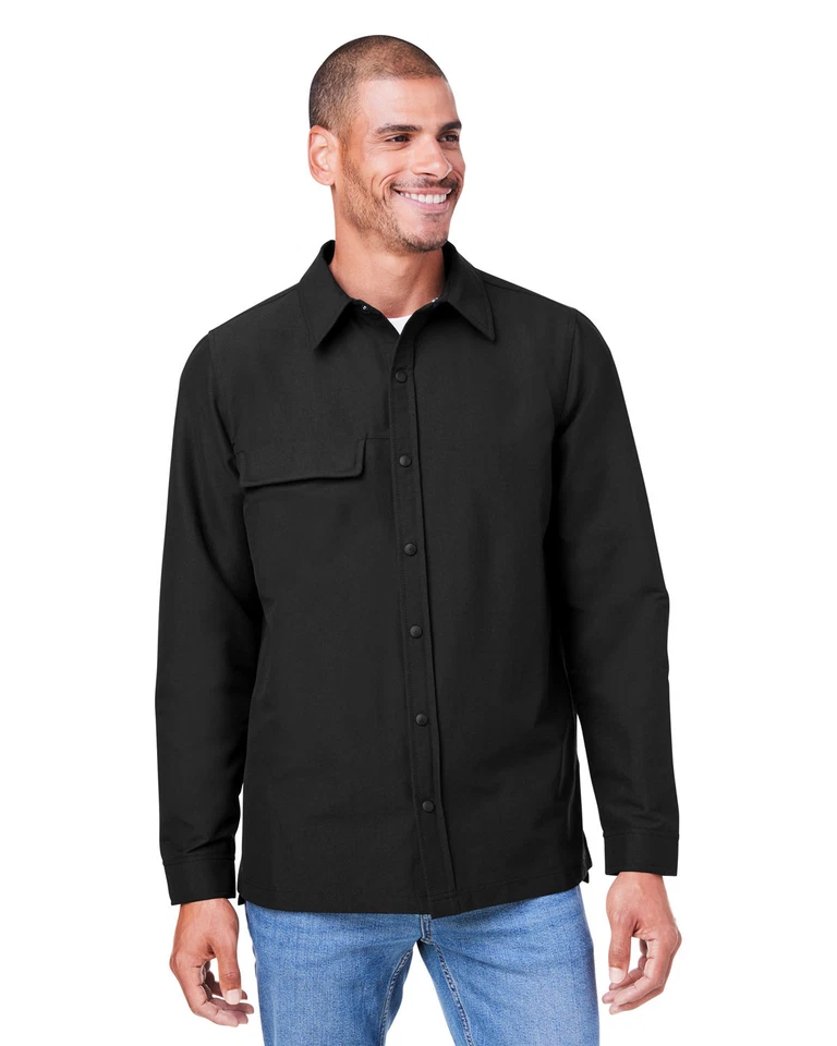 Harriton M72 Unisex Flex Twill Overshirt - Image 1 of 1