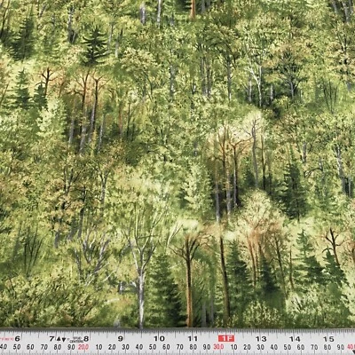 Tela de algodón Into The North de Ron Jenkins a SSI Tree por media yarda Foto 1 de 2