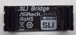 ASRock NVIDIA SLI Video Card 2" Rigid Bridge Connector 80-CXG1H0-1C01 - Picture 1 of 4