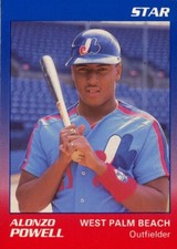 1989 Star West Palm Beach Expos ALONZO POWELL RC EXPOS SAN FRANCISCO CA