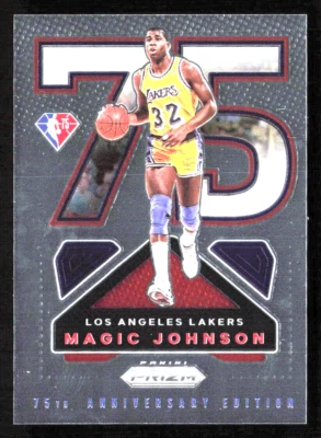 2021-2022 Prizm Magic Johnson 15 75th Anniversary - Image 1 of 2