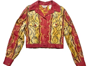 Vintage Opal Lorraine Wardy Multicolor Western Fancy Jacket Women Small USA Made - Picture 1 of 9