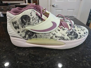 NEW Men’s Nike KD 14 Surrealism Lime Ice Basketball Shoes CW3935-300 Sz 18 - Picture 1 of 7