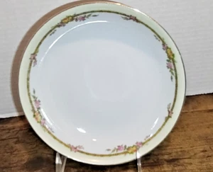 Vtg Noritake Nippon Hollywood Pattern Coupe Soup Bowl M in Wreath circa 1920s - Picture 1 of 11