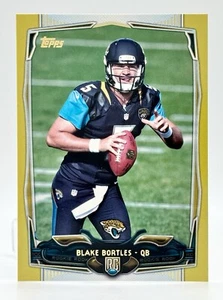 2014 Topps Gold #374 Blake Bortles RC 109/2014 Jacksonville Jaguars - Picture 1 of 2