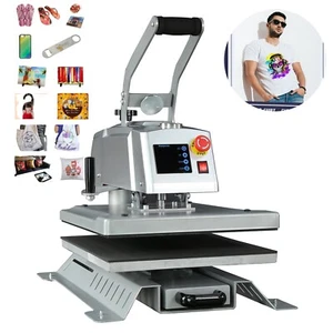 1600W 16" x 20" Upgrade Flat T-shirt Heat Press Machine Sublimation Transfer - Picture 1 of 14