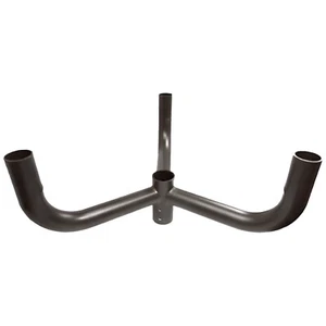 120 Degree Round Triple Bullhorn Tenon ADAPTER for 3 LED Street Light fixtures - Picture 1 of 6