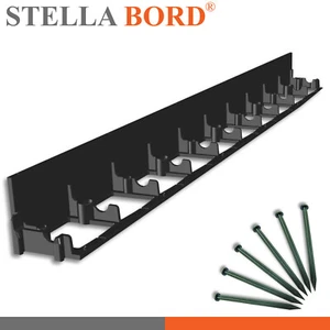 Stella Bord bordo prato 8x100 cm attacco letto bordo falciatrice bordo letto + 5 unghie - Foto 1 di 10