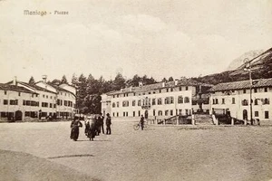 Cartolina - Maniago ( Pordenone ) - Piazza - 1911 - Bild 1 von 2