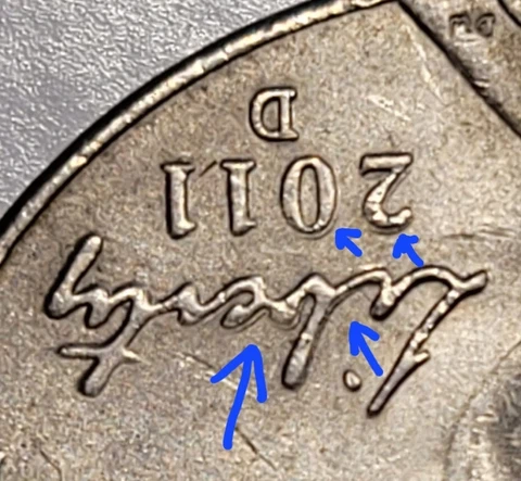 2011 D Jefferson Nickel DDO DDR - LIBERTY &  MONTICELLO Cover