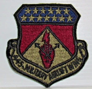 USAF 445th Military Airlift Wing Squadron subdued patch 5/3/25 - Picture 1 of 2