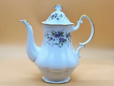 Large vintage Paragon China Malandi design 2 pint capacity coffee pot. - Image 1 of 4