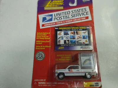 DODGE RAM 1996 US POSTAL SERVICE 1:64 JOHNNY LIGHTNING - Immagine 1 di 2