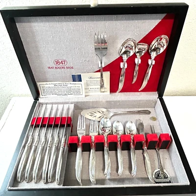 Juego de cubiertos Rogers Bros 1847 55 piezas con caja original - Excelente estado Foto 1 de 4