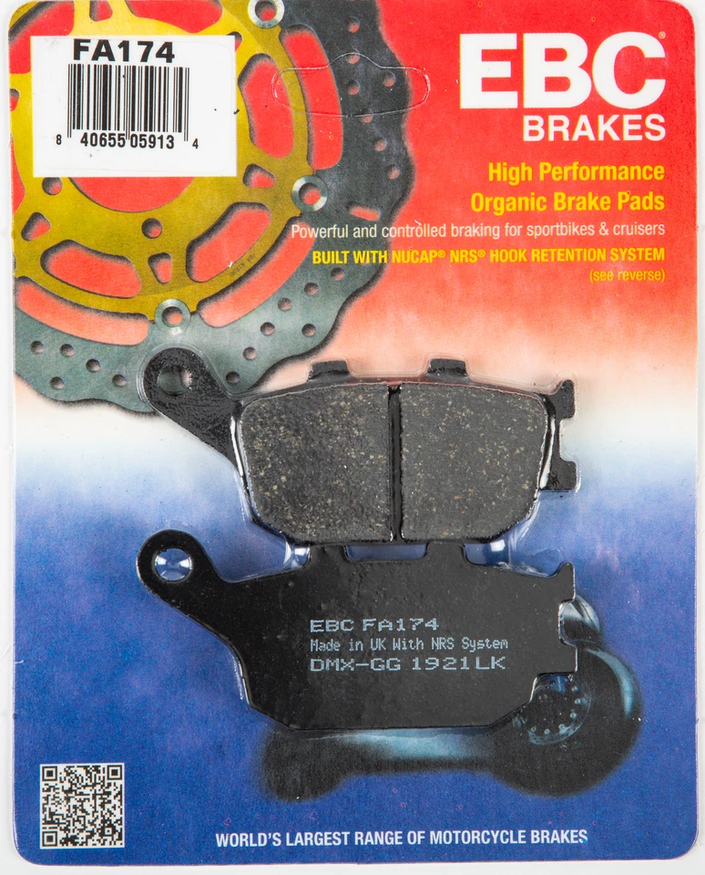 EBC 2015-2016 FZ-07 Yamaha BRAKE PADS FA174 - Image 1 of 1