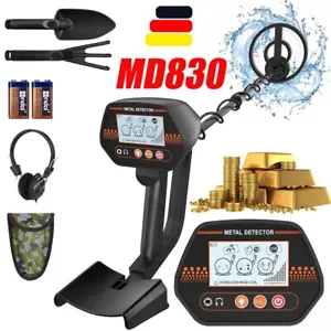 Profi-Metalldetektor Set Gold Metal Detector Wasserdicht Tiefensonde Schatzsuche - Bild 1 von 15