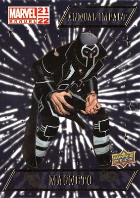 Marvel Annual 2021-22 (UD 2023) ANNUAL IMPACT Insert AI-5 / MAGNETO - Image 1 of 2