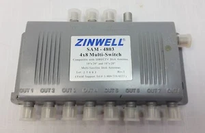 Zinwell SAM-4803 4x8 Multischalter für DirectTV Schüsselantenne 8 Ausgänge - Bild 1 von 1
