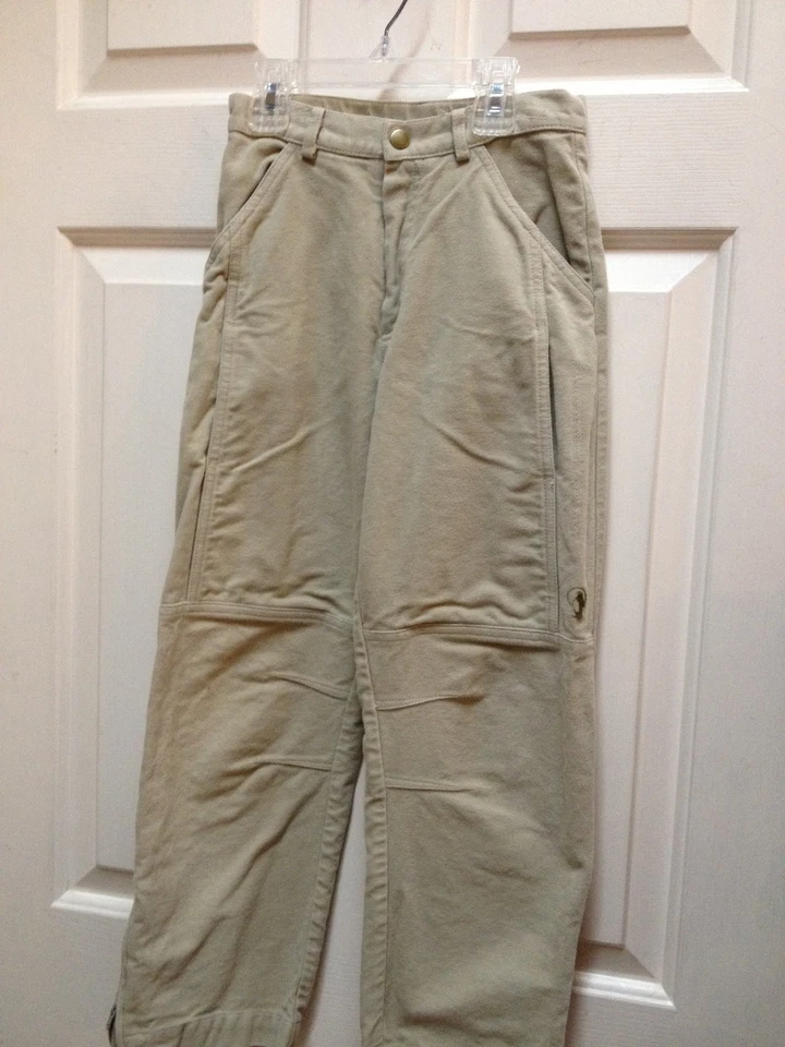 Niños 8 PANTALONES CAQUI TOSTADOS MOLESKIN Algodón Cepillado Súper Suave PINGÜINO JACADI París Foto 1 de 3