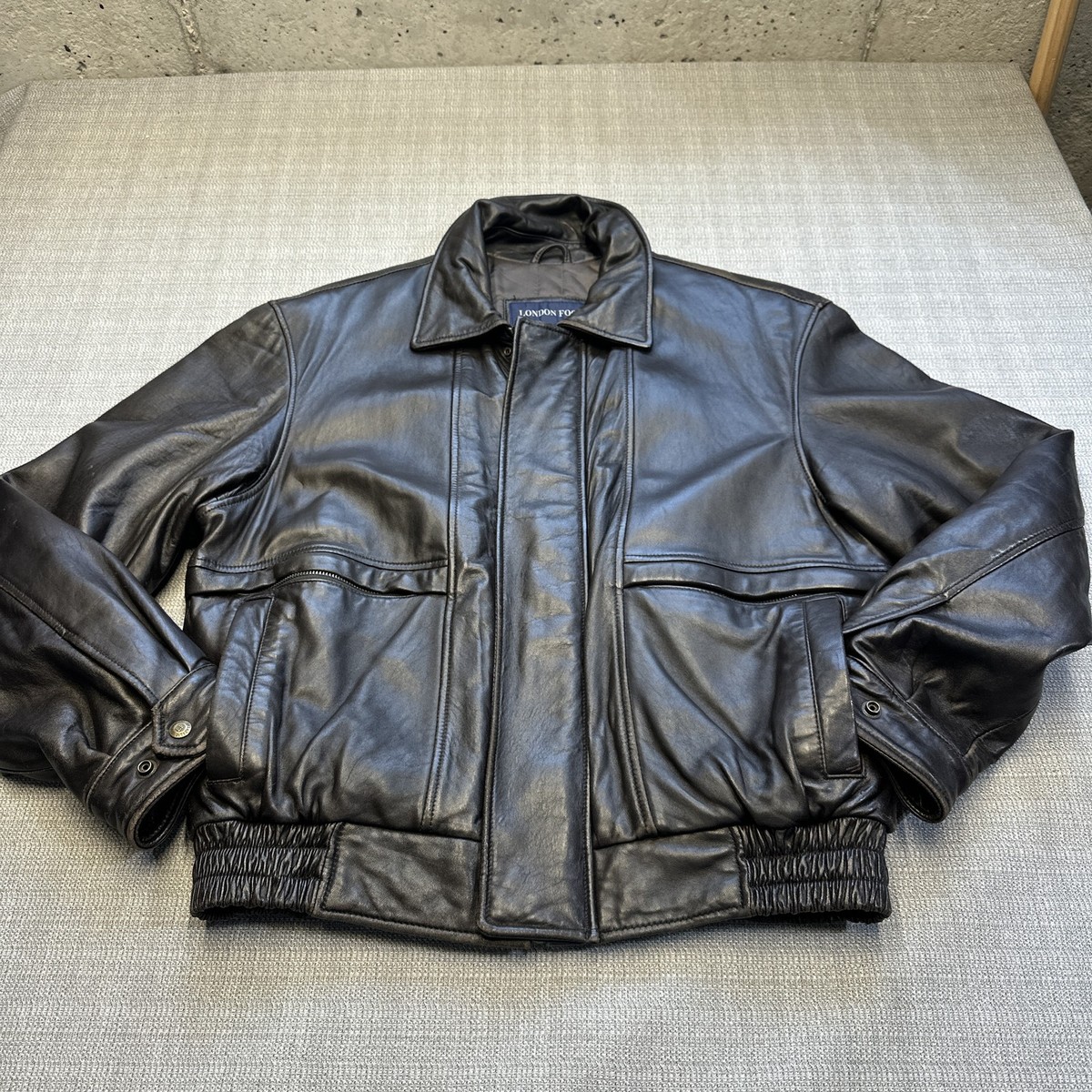 ジャケット・アウター old londo fog leather wool blouson black London Fog Leather Jacket products for sale | eBay