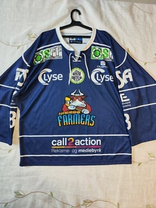 Camiseta deportiva de hockey sobre hielo Nærbø Farmers #8 OWAYO personalizada deportes Noruega lisis grande L - Imagen 1 de 10