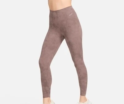 Nike Zenvy Calzas Cintura Alta 7/8 Malva Ahumada Para Mujer Talla M FN4167-208 NUEVAS CON ETIQUETAS Foto 1 de 4