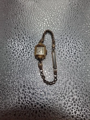 Bentley Wind Up Watch Vintage Rolled Gold Swiss Made 15 Jewels  - Needs Repairs  - image 1 of 4