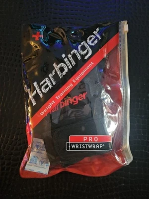 New Unused Harbinger PRO WRISTWRAP Weight Training Equipment Gloves - Medium - Image 1 of 4